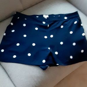Loft outlet shorts navy polka dots XL 14 16 50ies